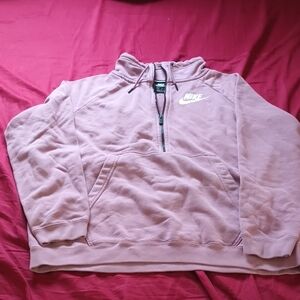 Nike Dusty Rose Half-Zip Sweatshirt